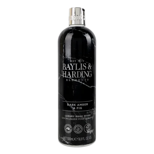 Гель для Душу Dark Amber & Fig Elements Baylis & Harding, 500 мл