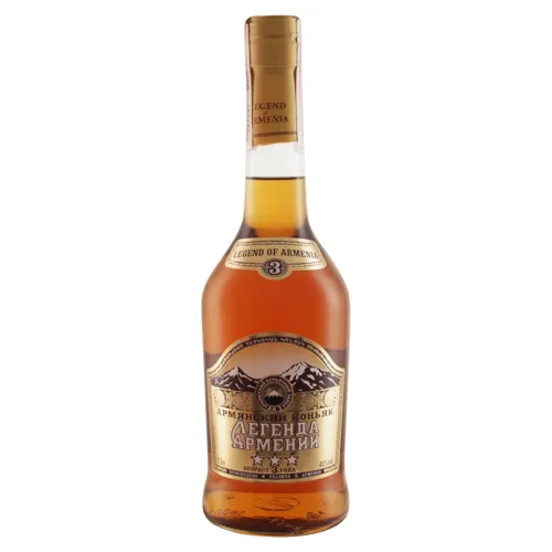 Коньяк 0.5л 40% 3 зірки Легенда Арменії