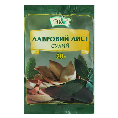 Лист лавровий Еко сухий 20г