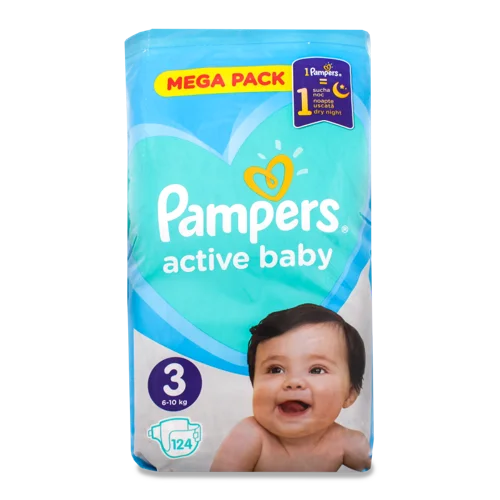 Підгузки Pampers Active Baby Midi, 6-10 кг, в/ґ, 48 шт