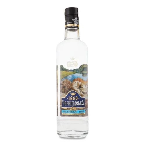 Горілка Вищого Ґатунку 40% Деснянські Зорі, 0.5л