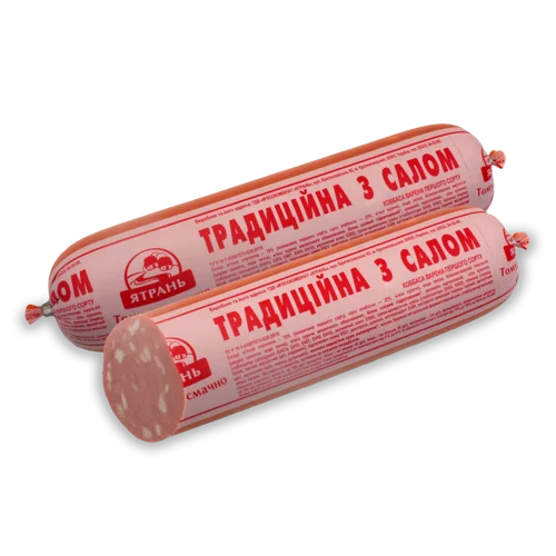 Ковбаса Варена Традиційна З Салом Ятрань, кг