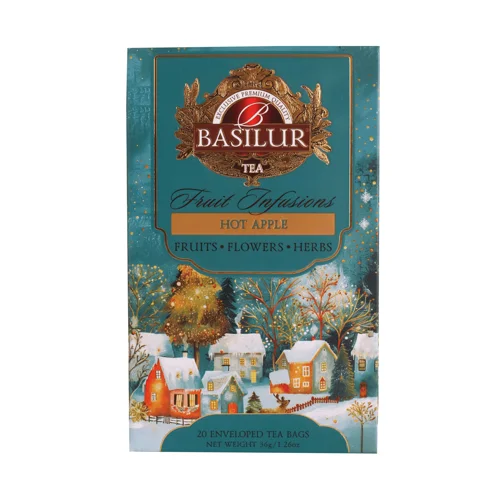 Суміш фруктово-рослинна Basilur Яблуко-Кориця 20*1,8г