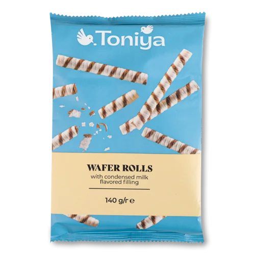 Вафельна Трубочка З Начинкою Аромат Згущеного Молока, в/ґ, 140г