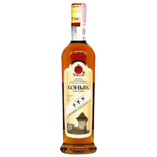 Коньяк Тиса 5 років 42% 0,5л