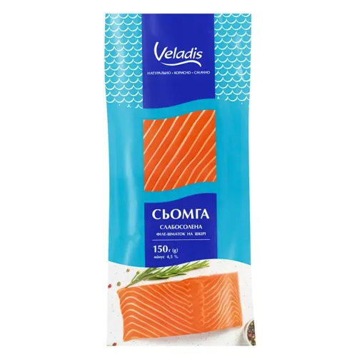 Сьомга філе-шматок охолоджене 150г