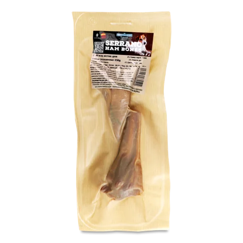 Кістка М'ясна Для Собак Ham Bones Serrano Natural Royal Mediterranean В/У, 350г
