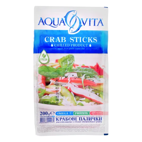 Палички крабові Aqua Vita охол в/у 200г
