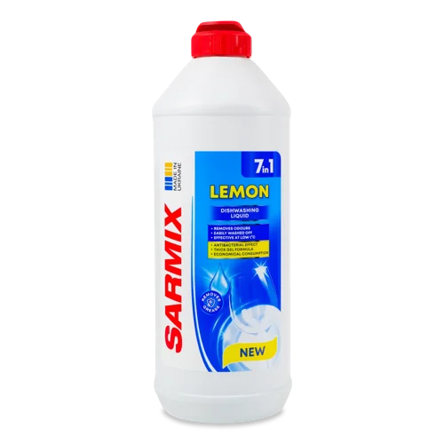Засіб Для Миття Посуду Гелеподібний Lemon Sarmix, 450мл