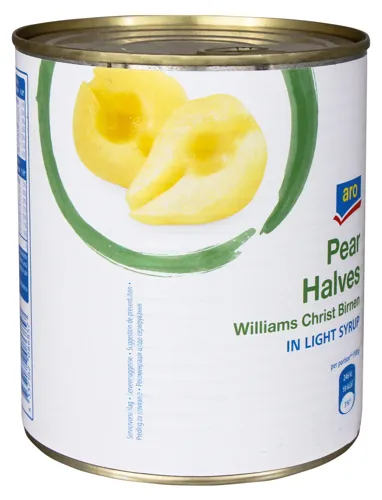 Груши половинки в легкому сиропі Aro з/б 820г