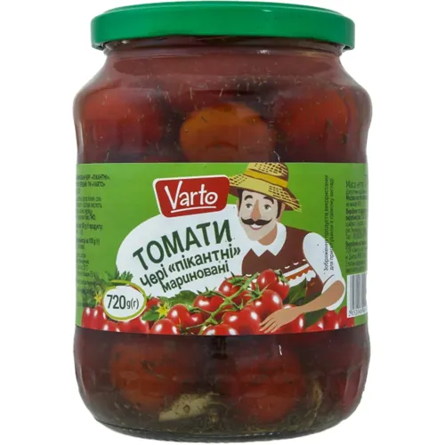 Томати Varto Чері пікантні 680г