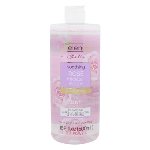 Міцелярна вода Bielenda Rose Care Soothing для чутливої шкіри 500мл