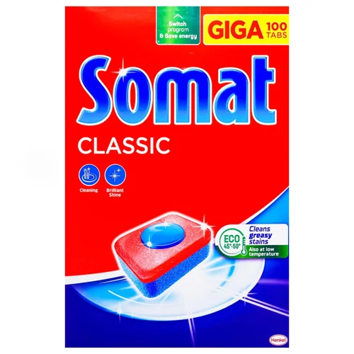 Таблетки для посудомийних машин Somat Classic 100шт