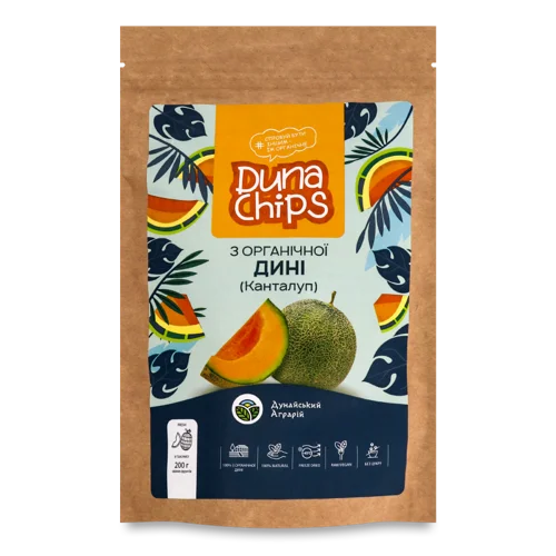 Фріпси З Органічної Дині Канталуп, В/ґ, 20г