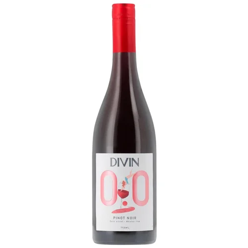 Напій безалкогольний Divin Pinot Noir червоне напівсухе 0,75л