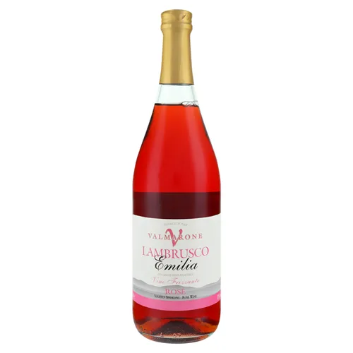 Вино Valmarone Lambrusco dell` Emilia рожеве напівсухе 8% 0,75л