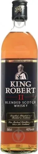 Віскі King Robert II Blended 40% 0,5л