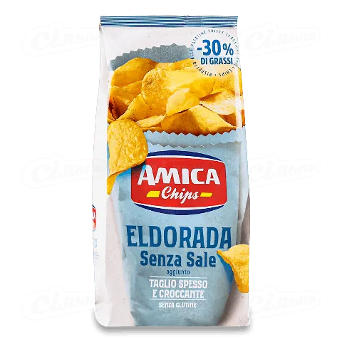 Чіпси Amica картопляні без додавання солі, 100г