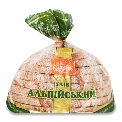 Хліб Альпійський Рум'янець В/ґ Нарізка, 360г