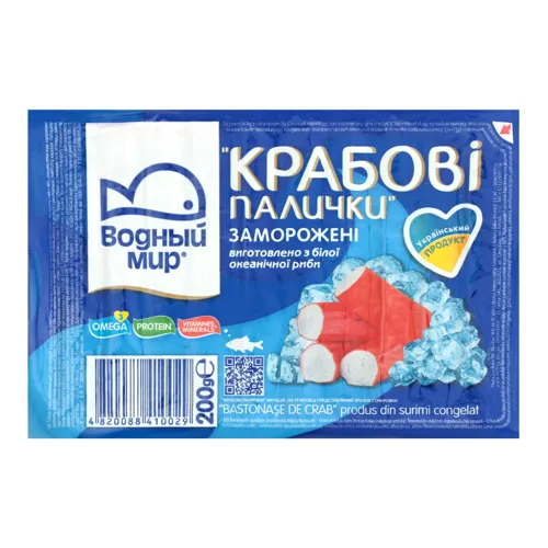 Крабові палички заморожені «Водний світ»