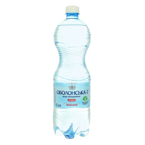 Вода мінеральна негазована Оболонська-2 1л