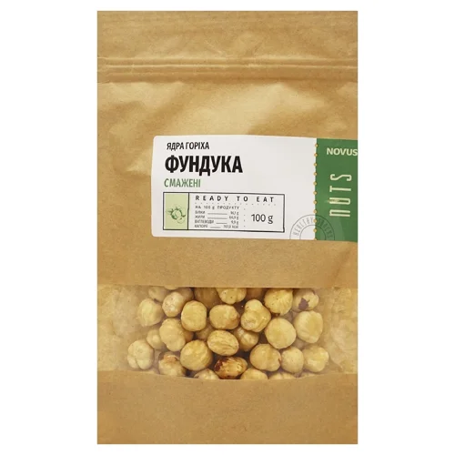 Ядра горіха фундука Novus смажені 100г