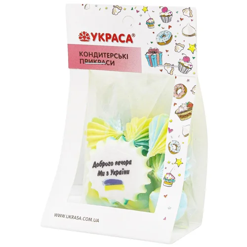 Безе Украса Доброго вечора ми з України 1шт