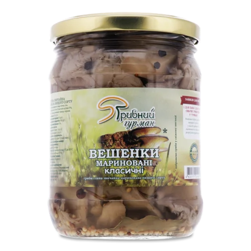 Гливи Мариновані Класичні, с/б 500г