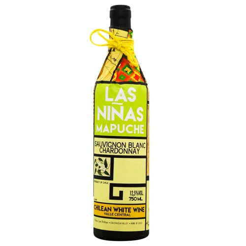 Вино Las Niñas Mapuche Sauvignon Blanc-Chardonnay біле сухе 12,5% 0,75л