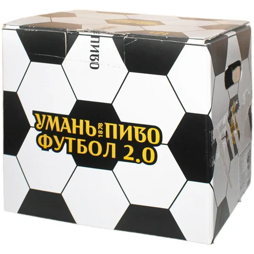 Набір пива Уманьпиво Коробка футбольних емоцій 9шт*0,5л 3шт*0,33л