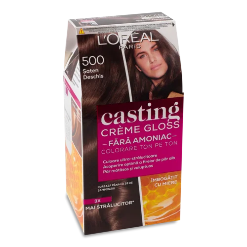 Фарба-Догляд Для Волосся Без Аміаку Casting Creme Gloss №500, Л'Ореаль Парісь, 1 шт