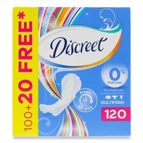 Щоденні Прокладки Multiform Air Discreet, 120 шт
