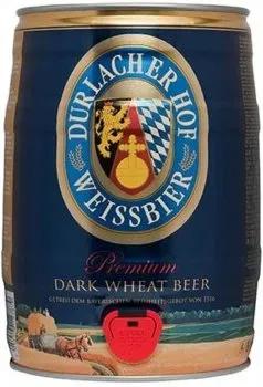 Пиво Durlacher Weissbier Dunkel темне не фільтроване 5.3% 5л