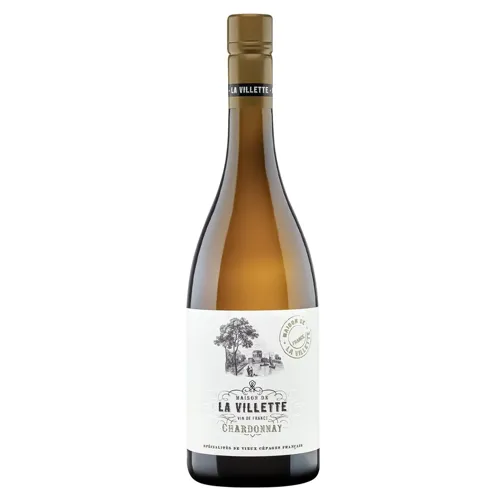 Вино La Villette Chardonnay біле сухе 13,5% 0,75л