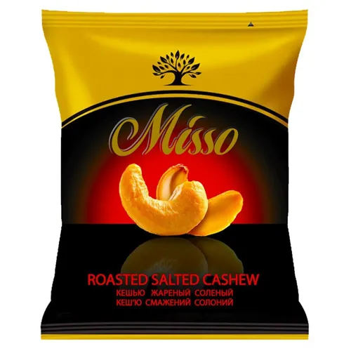 Ядра кеш'ю смажені Misso з морською сіллю 75г