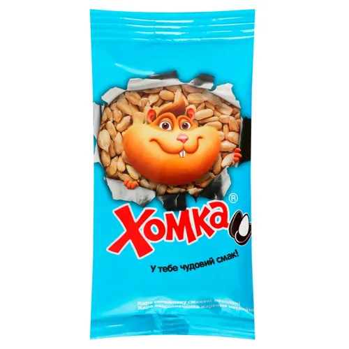 Насіння соняшника Хомка смажене 50г