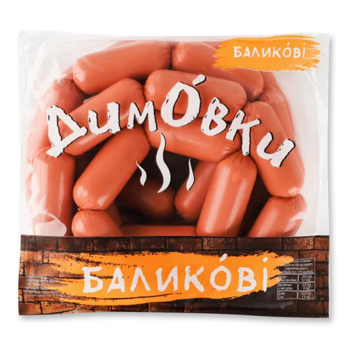Сосиски Баликові Варено-Копчені Димовки, кг