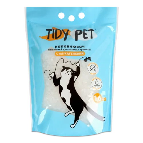 Наповнювач для котячого туалету Tidy Pet силікагель