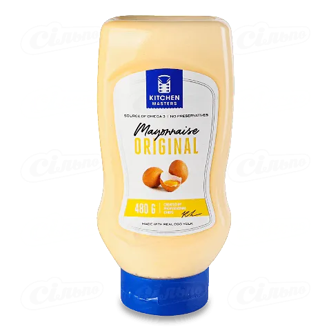 Майонез Kitchen Masters оригінальний 73%, 480г