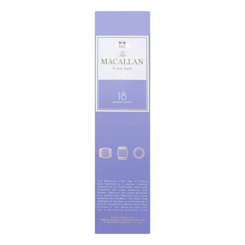 Віскі 18 років The Macallan 0.7л 43%
