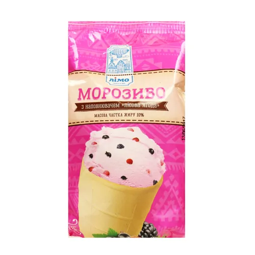 Морозиво 10% Лісова ягода Лімо м/у 70г