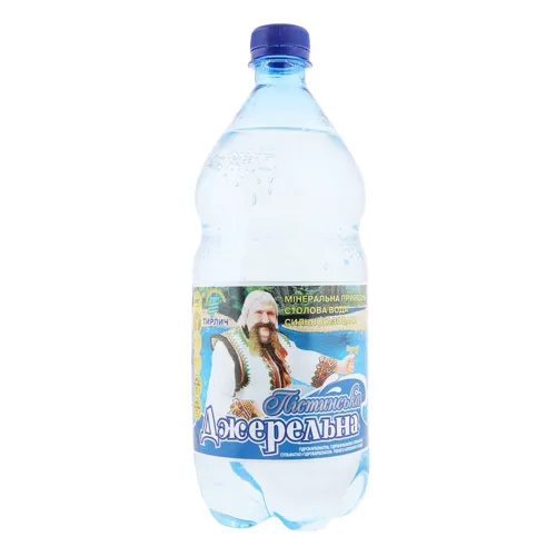 Вода мінеральна "Пістинська Джерельна" сильногазована 1л
