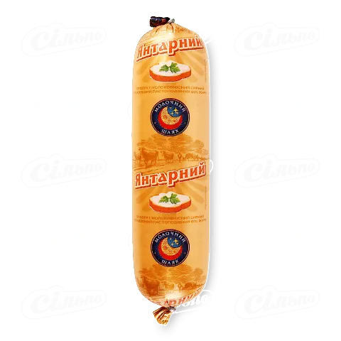Продукт сирний «Молочний шлях» Янтарний плавлен 60%, 220г