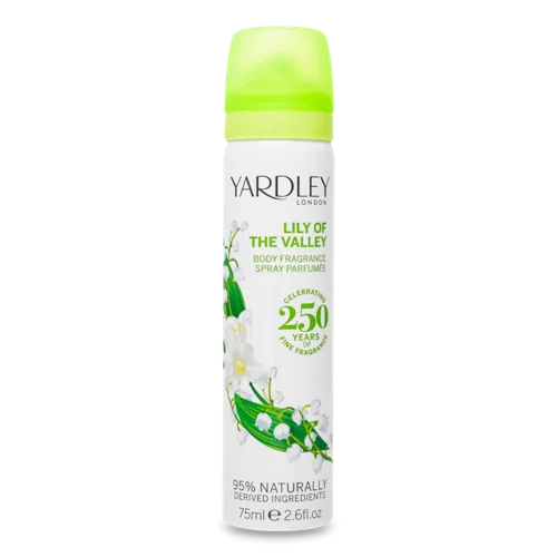 Дезодорант Тіла Парфумований Lily of the Valley Yardley, 75мл