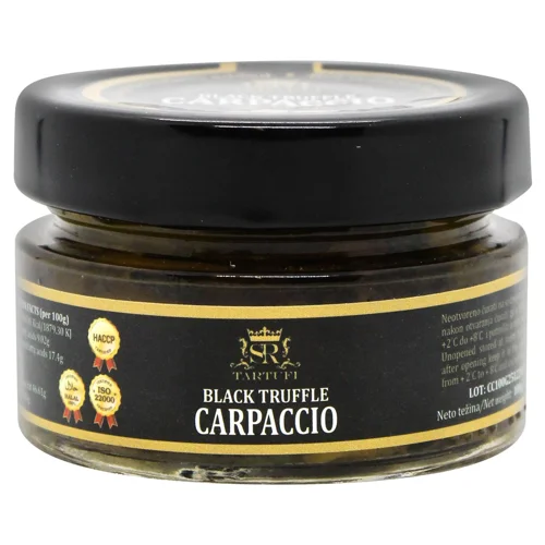 Карпаччо Tartufi SR з чорного трюфелю 100г