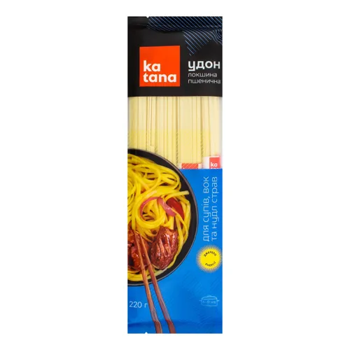 Лапша пшенична Удон Катана м/у 220г