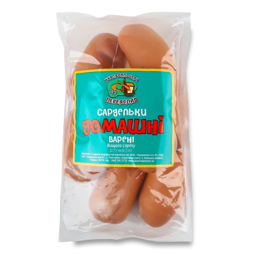 Сардельки Варені Домашні Укрпромпостач-95, кг