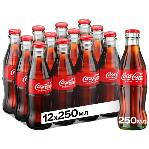 Напій Coca-Cola 0,25л х 12 од, скло