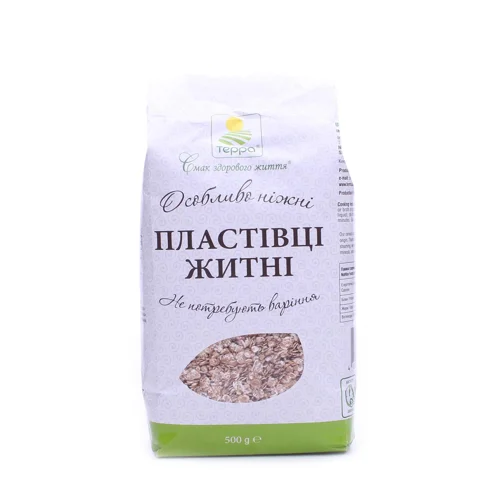 Пластівці житні Терра Особливо ніжні швидк/пригот 500г