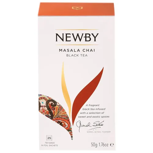 Чай чорний Newby Masala Chai 2г*25шт